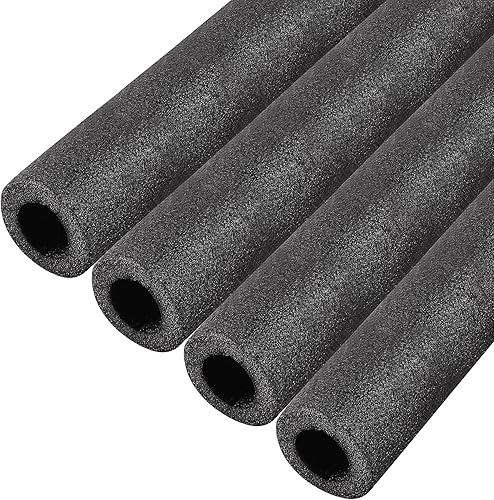 uxcell Tubo de espuma de 1.64 pies de longitud 0.78 pulgadas ID 1.56 pulgadas OD cubierta de tubo hueco para proteger tubos y preservación del