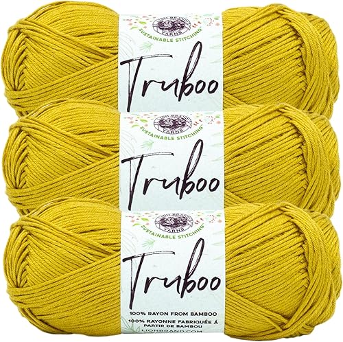 Vista 71 de Lion Brand Yarn - Truboo Yarn (1 madeja), Cameo