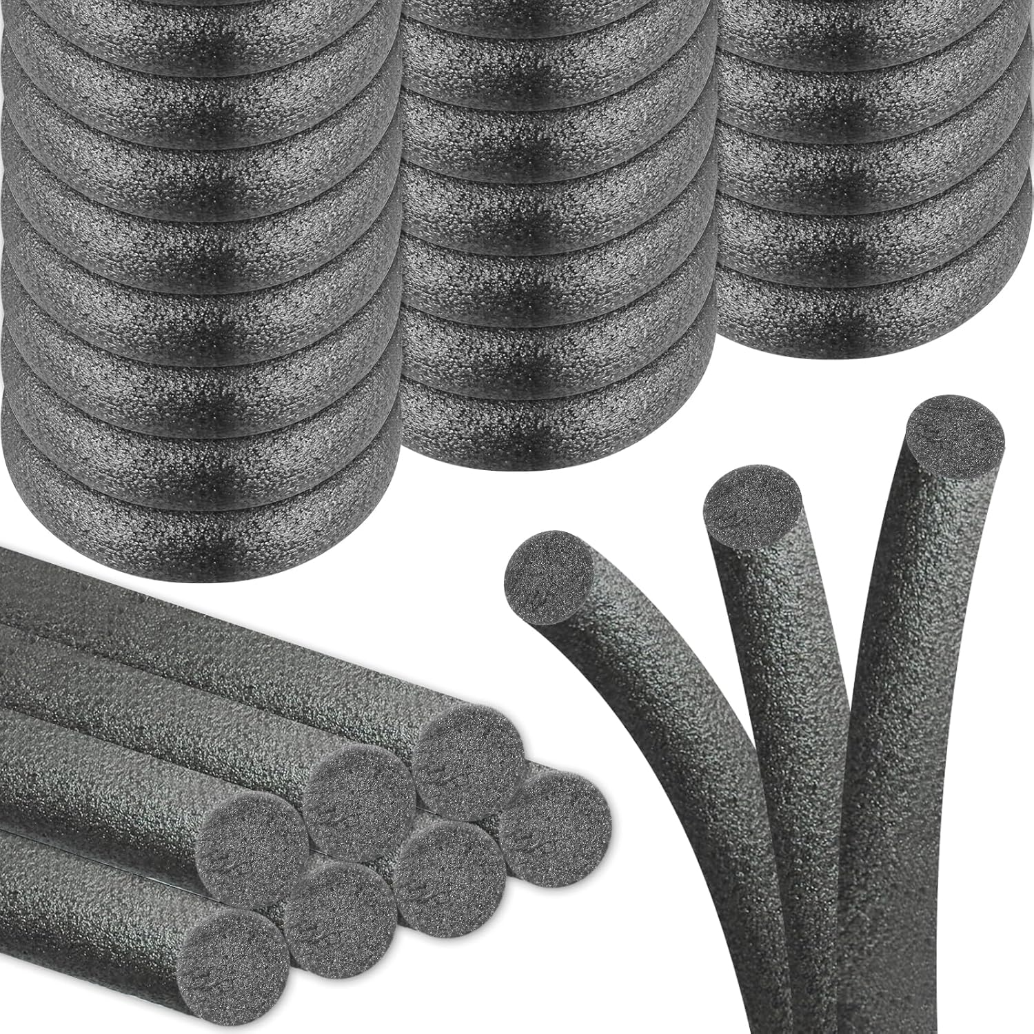 Foam Backer Rod for Gaps Concrete Crack Filler Joints Foam Gap Filler Caulk Saver Backing Rod Filler Rope Concrete Joint Filler (3/4 Inch X 100 Feet)