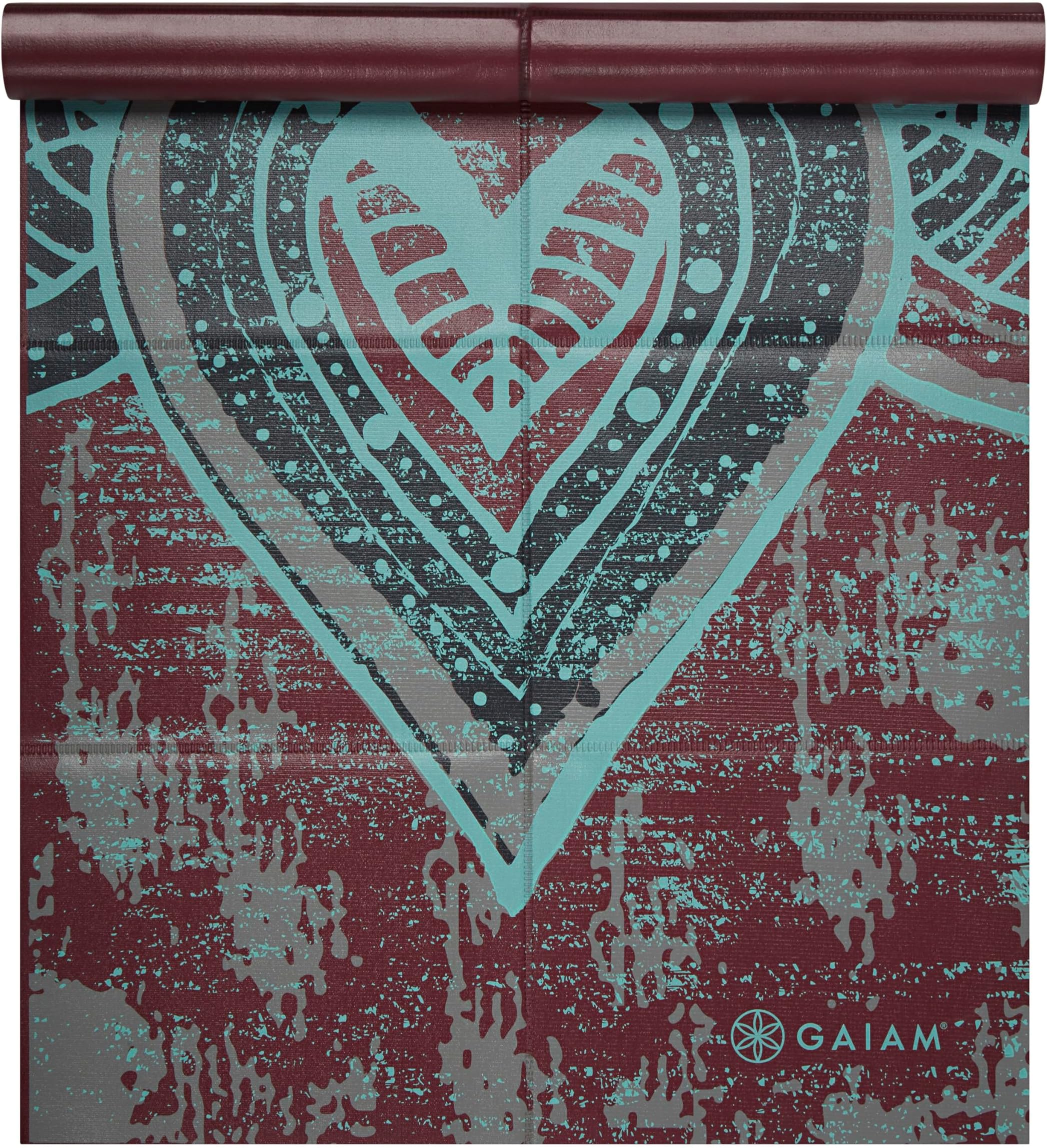 Gaiam Yoga Mat - Folding Travel Fitness & Exercise Mat - Foldable Yoga Mat for All Types of Yoga, Pilates & Floor Workouts (68"L x 24"W x 2mm Thick)