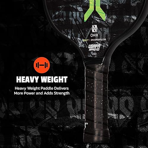 Miniatura 6 de Onix React Pickleball Paddle cuenta con puntos dulces mejorados de Nomex Core Insert y cara de grafito