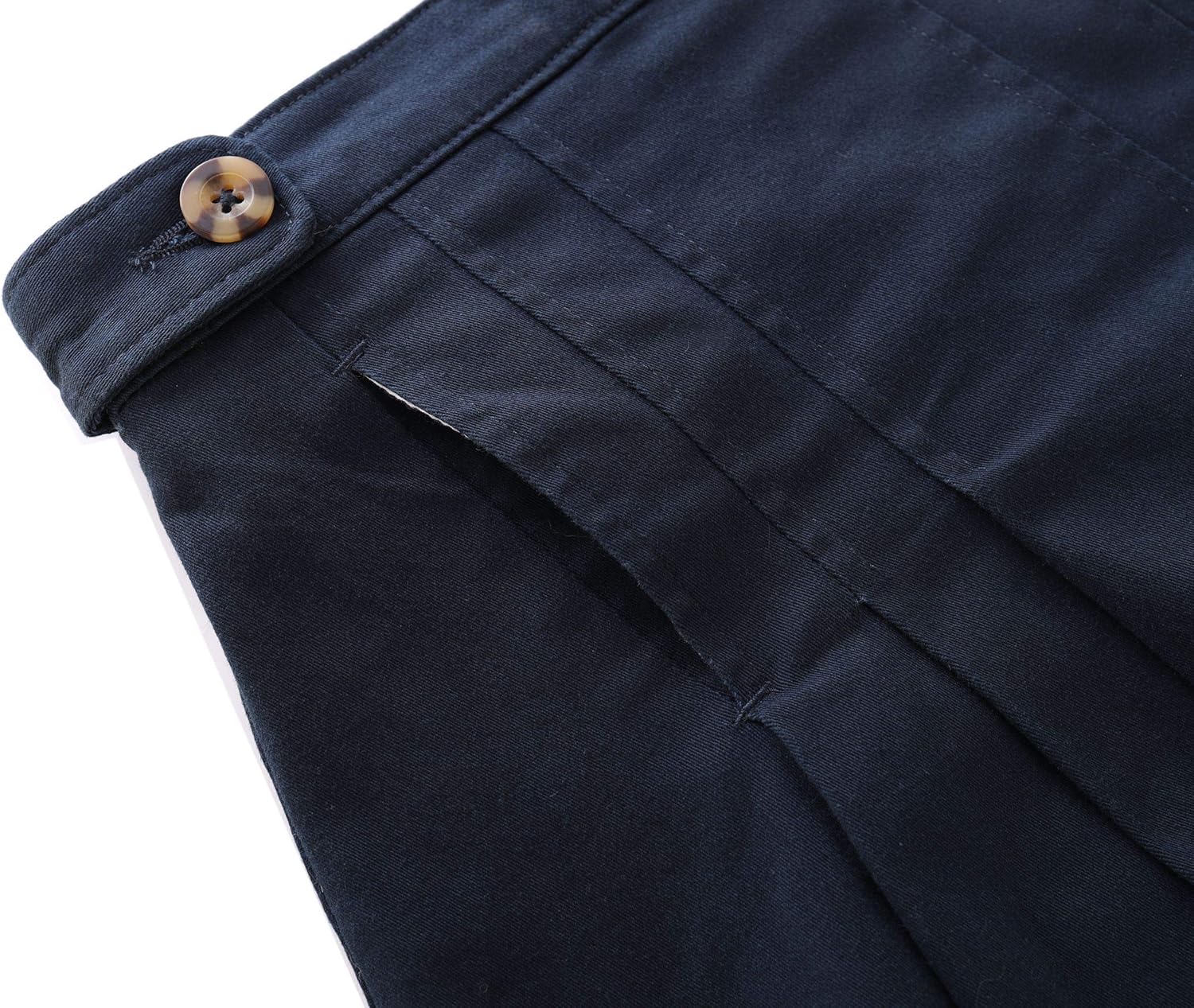 Bienzoe Girl's Cotton Stretchy Elastic Wasit School Uniforms Pleated Skirt: Clothing, Shoes & Jewelry