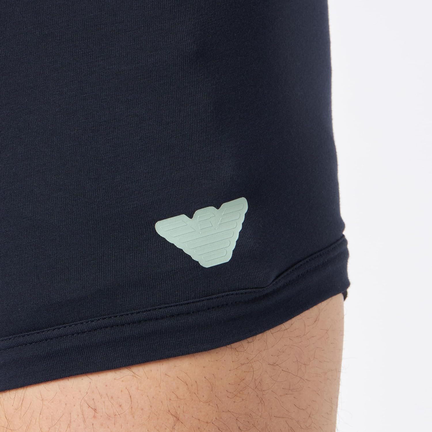 Emporio Armani Men's Stretch Cotton Shiny Logoband Trunk