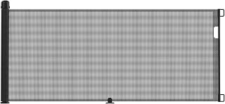 NAIZY Rejilla de protección para escaleras, 87 x 0-300 cm, para bebés, adecuado para escaleras, puertas interiores y exteriores, color negro, LMZJ-(HAG1394B)