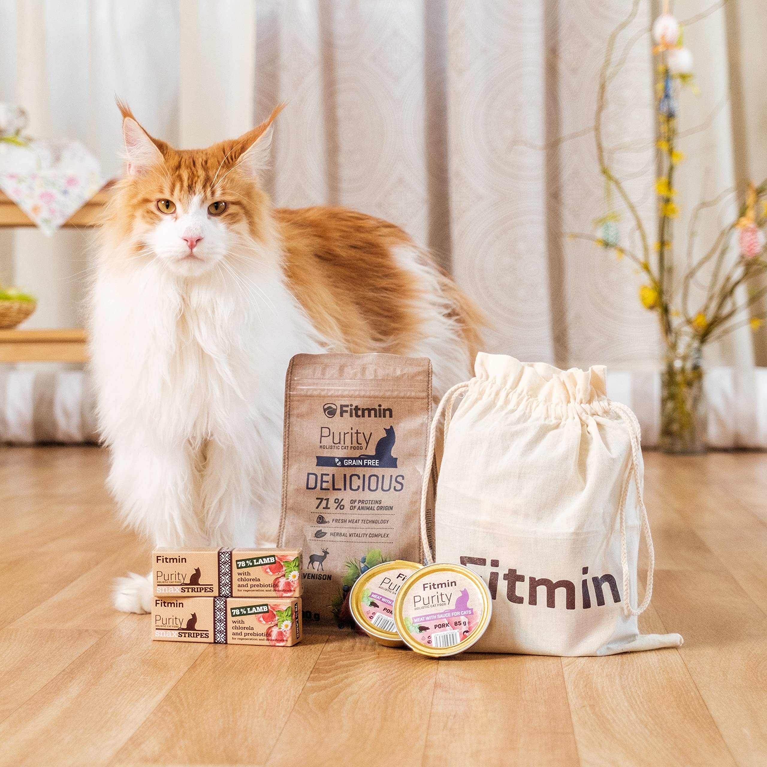 FITMIN Purity Delicious ALIMENTO SECO para Gatos Adulto 10 kg