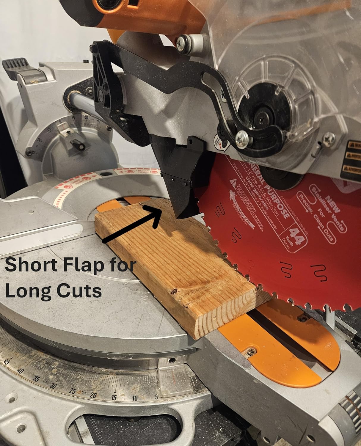 Dust Collector/Dust Chute compatible with RIDGID MS1290LZA/MS1290LZ Miter Saw Model