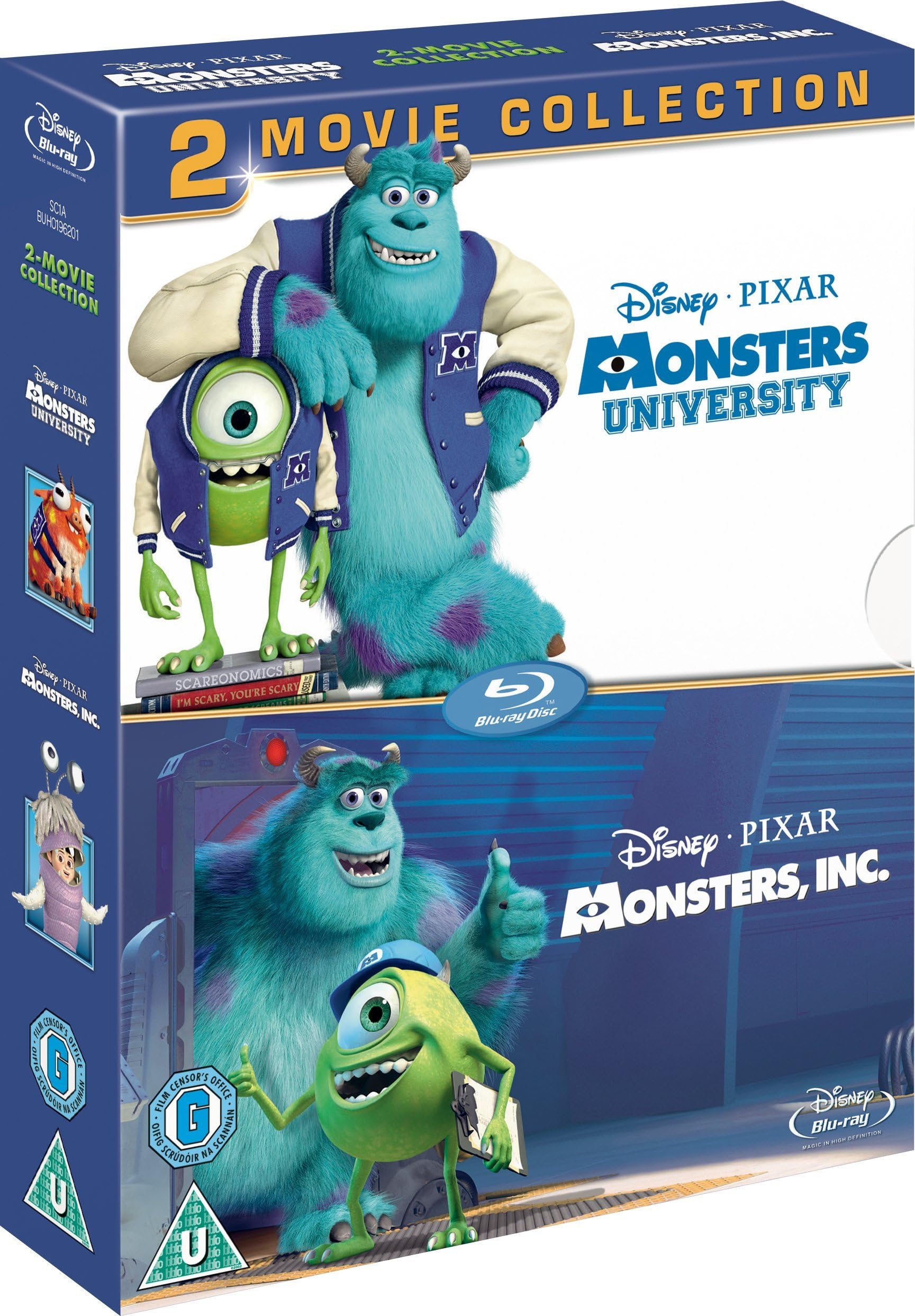 Monsters University & Monsters Inc. [Blu-ray] [UK Import]