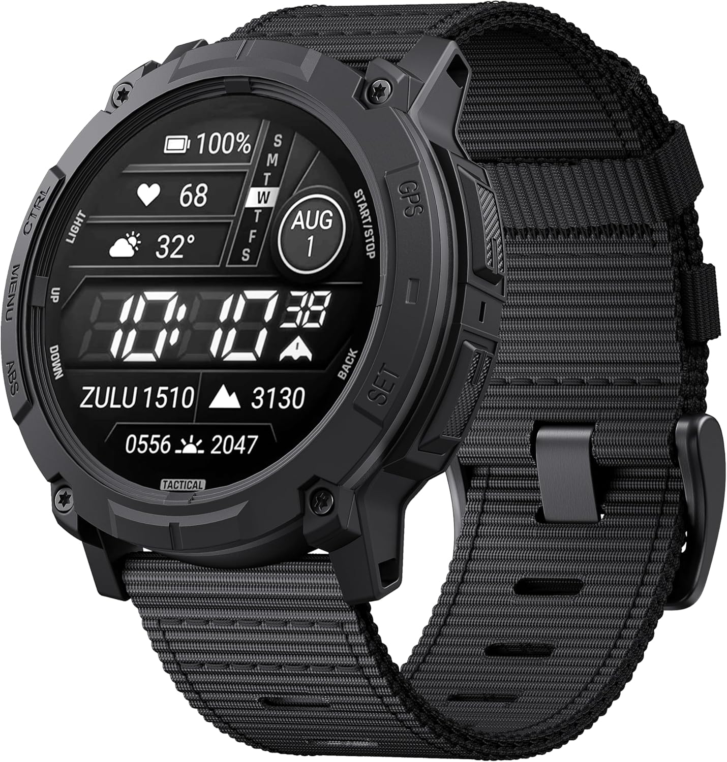 Rugged Nylon for Garmin Instinct 2/2X/3 Watch Band 45mm 50mm,Durable Breathable Wristband for Garmin Instinct Standard/Solar/Tactical/tide/Esports/Solar Tactical Band