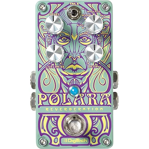 Digitech POLARA Lexicon Reverbs Stereo Pedal with On/Off Switch