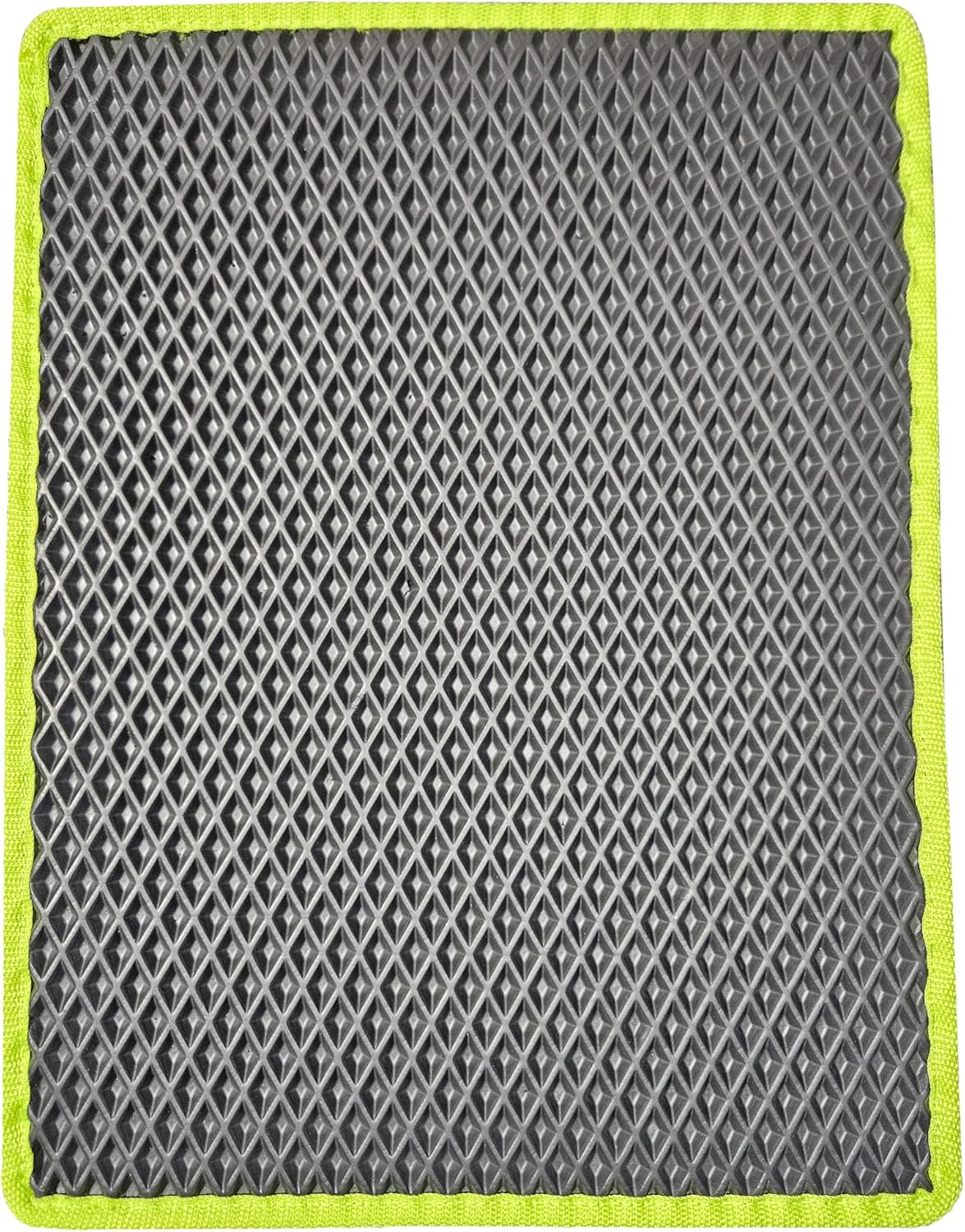 Easy Clean EVA Foam Mat for Cats and Dogs Litter Box, Dirt Mat, Area Rug, Soft on Paws, Liquid Proof, Warm, Multicolor, Mat for Kitchen, Bathroom, Dining Room (Green, 55x35)