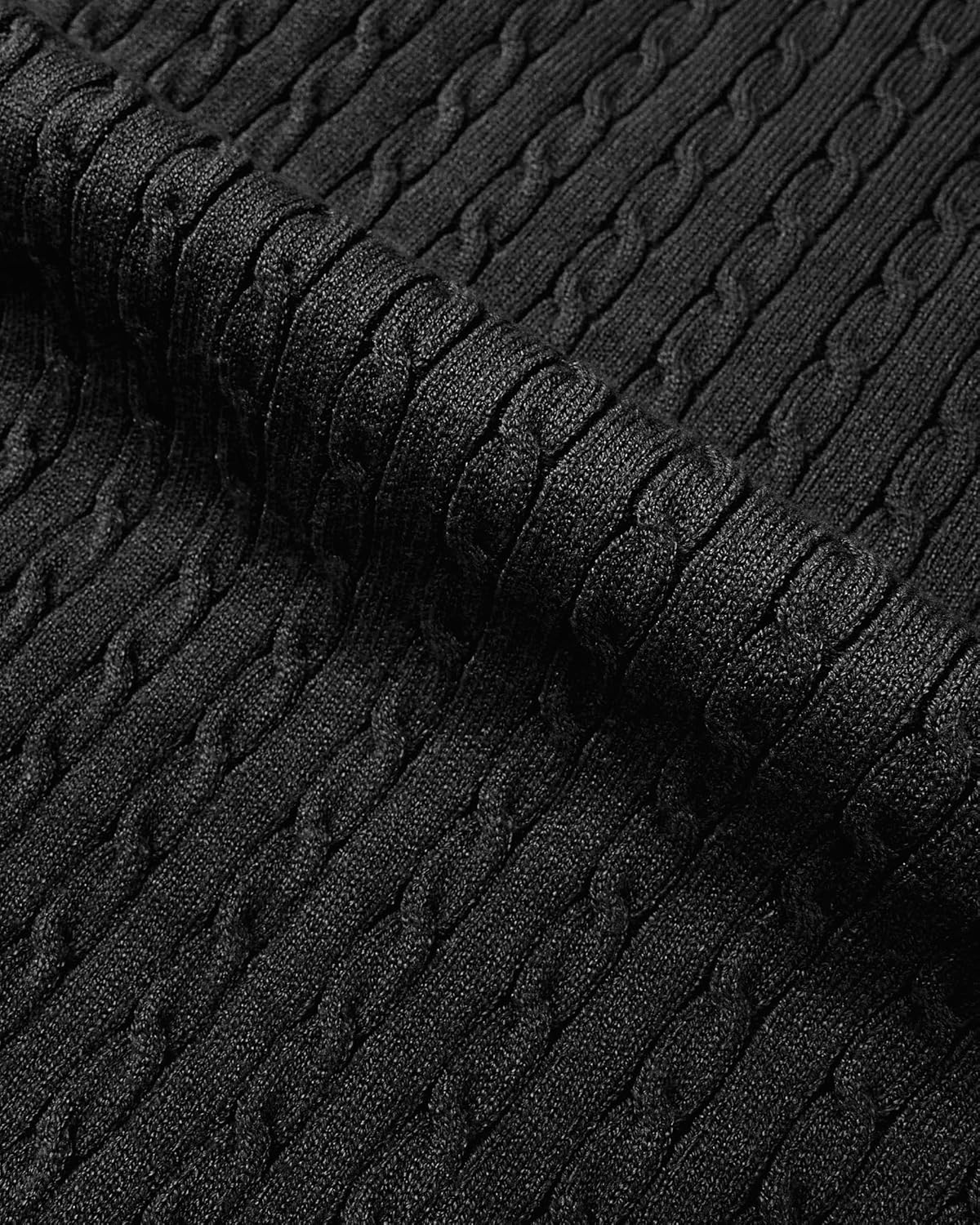 Alimens & Gentle Mens Turtleneck Slim Fit Sweater Long Sleeve Cable Knitted Twisted Pullover Soft Casual Winter Tops for Men - Image 5