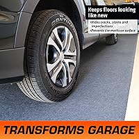 Vista 2 de Armor All Tapete Original para Piso de Garaje, (17 pies x 7 pies 4 pulgadas), (incluye cinta de doble cara), protege superficies, transforma