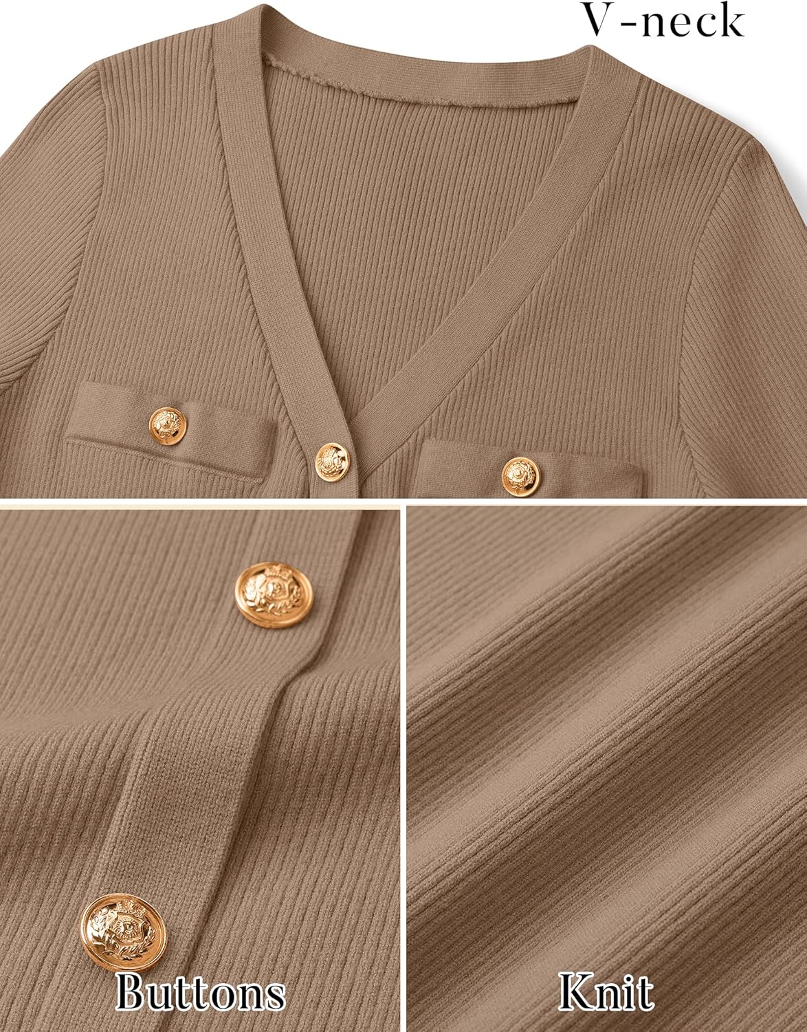 MIROL Women's V-Neck Bodycon Sweater Dress 2026 Fall Long Sleeve Button Down Knit Maxi Dress Elegant Long Dresses - Image 5