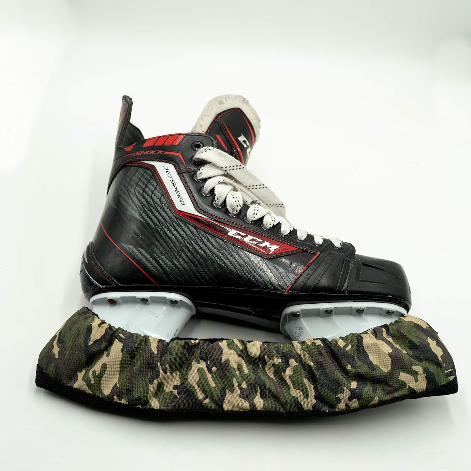 Proguard Ice Skate Guards, Blade Protectors for Ice Hockey Skates, Nylon with Terry Cloth Interior, Adult, Green Camouflage : Sports & Outdoors