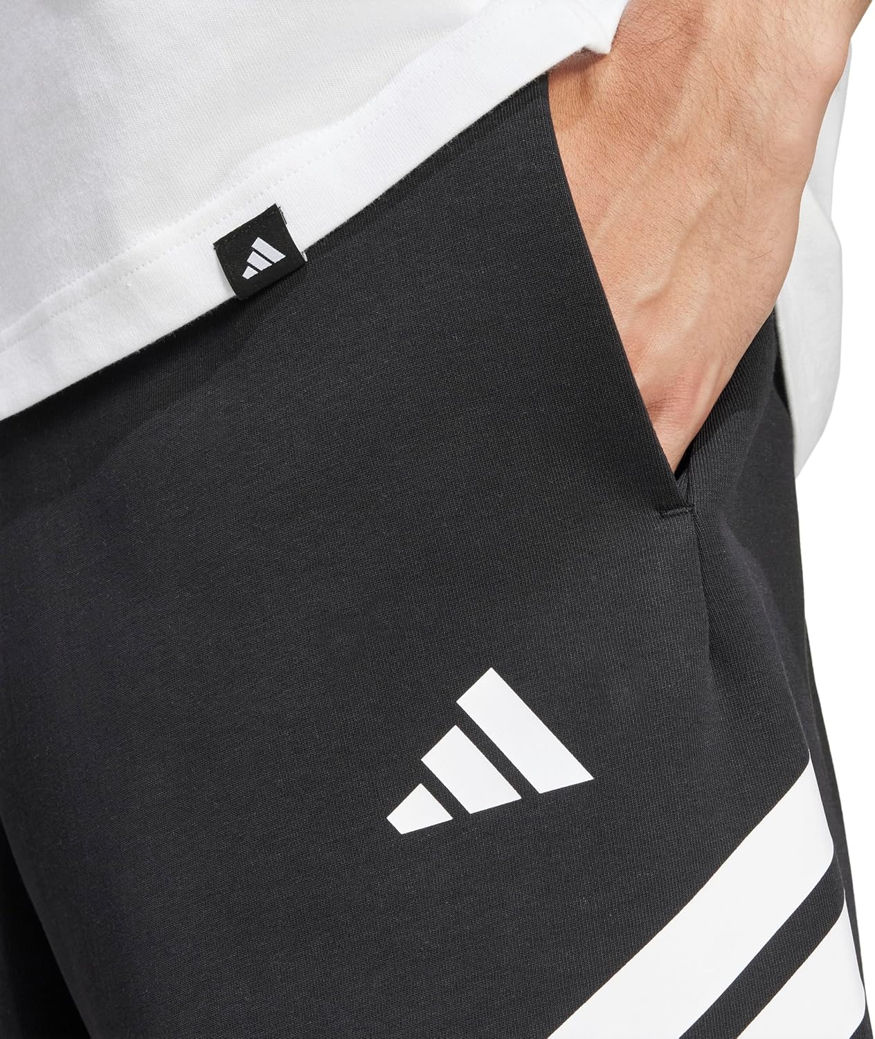 Adidas Mens Future Icons 3-Stripes Shorts - Image 4