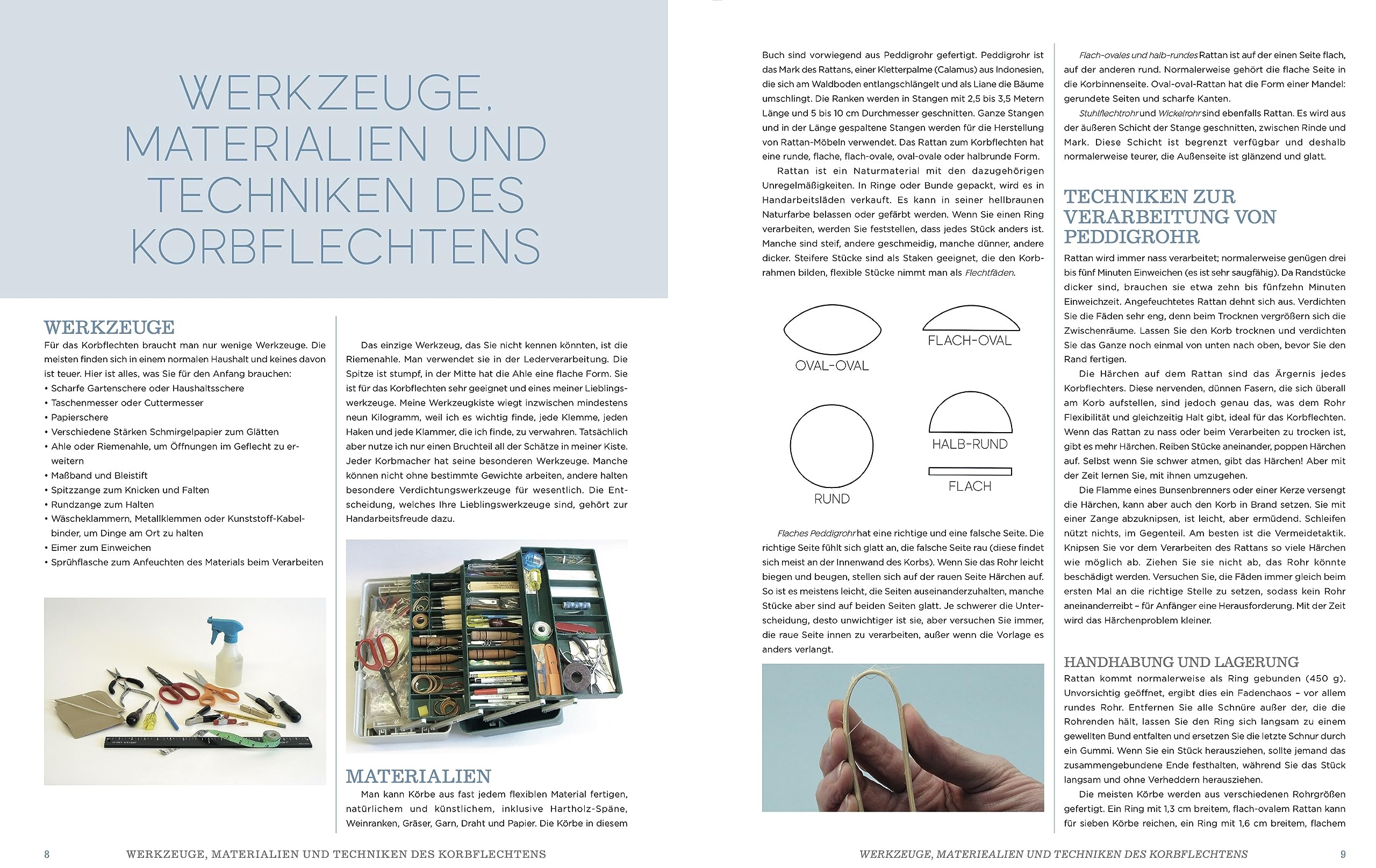 Körbe flechten. Werkbuch: 18 praktische Flechtprojekte
