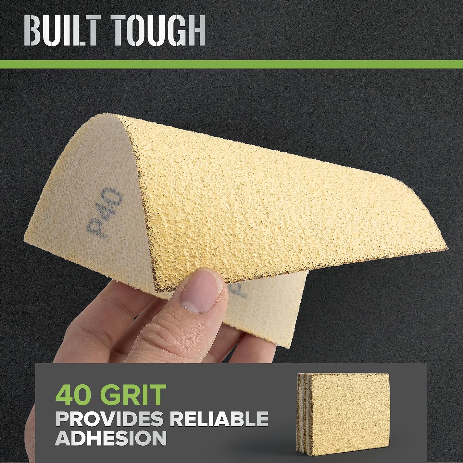 1/4 Sheet Sandpaper 4.5 x 5.5 Inch Palm Sander Paper 25PCS 40 Grit Sanding Sheets for Palm Sanders 4.5 Sandpaper for Woodworking,Automotive,Metal