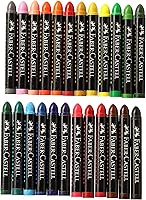 Vista 3 de Faber-Castell Faber Castell - Crayones de cera jumbo - 24 tonos