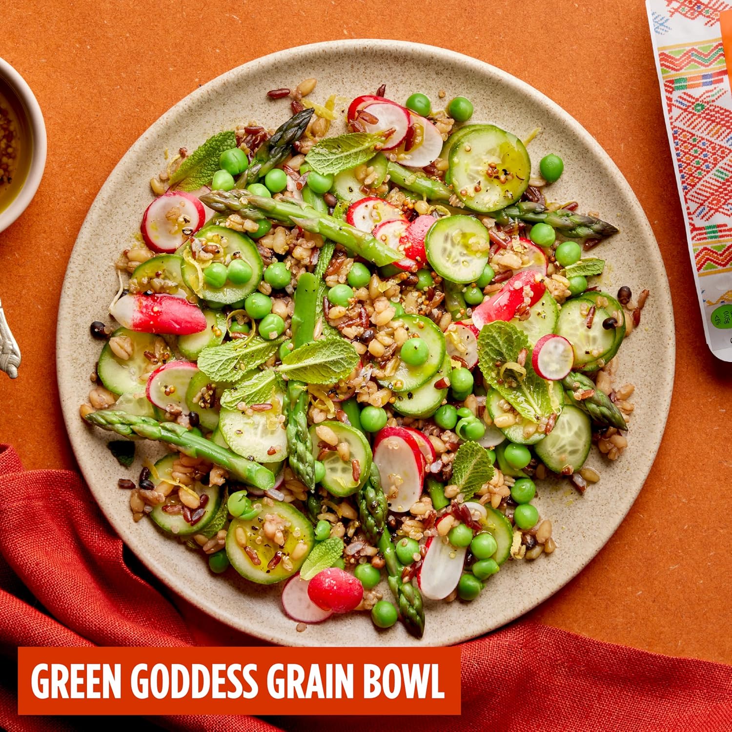 Merchant Gourmet Simply Cooked Glorious Grains with Red Rice & Quinoa - Microwave Rice Mix - Source of Fiber, Low Fat & Vegan - Pack of 6 x 250g Ready-to-eat Pouches