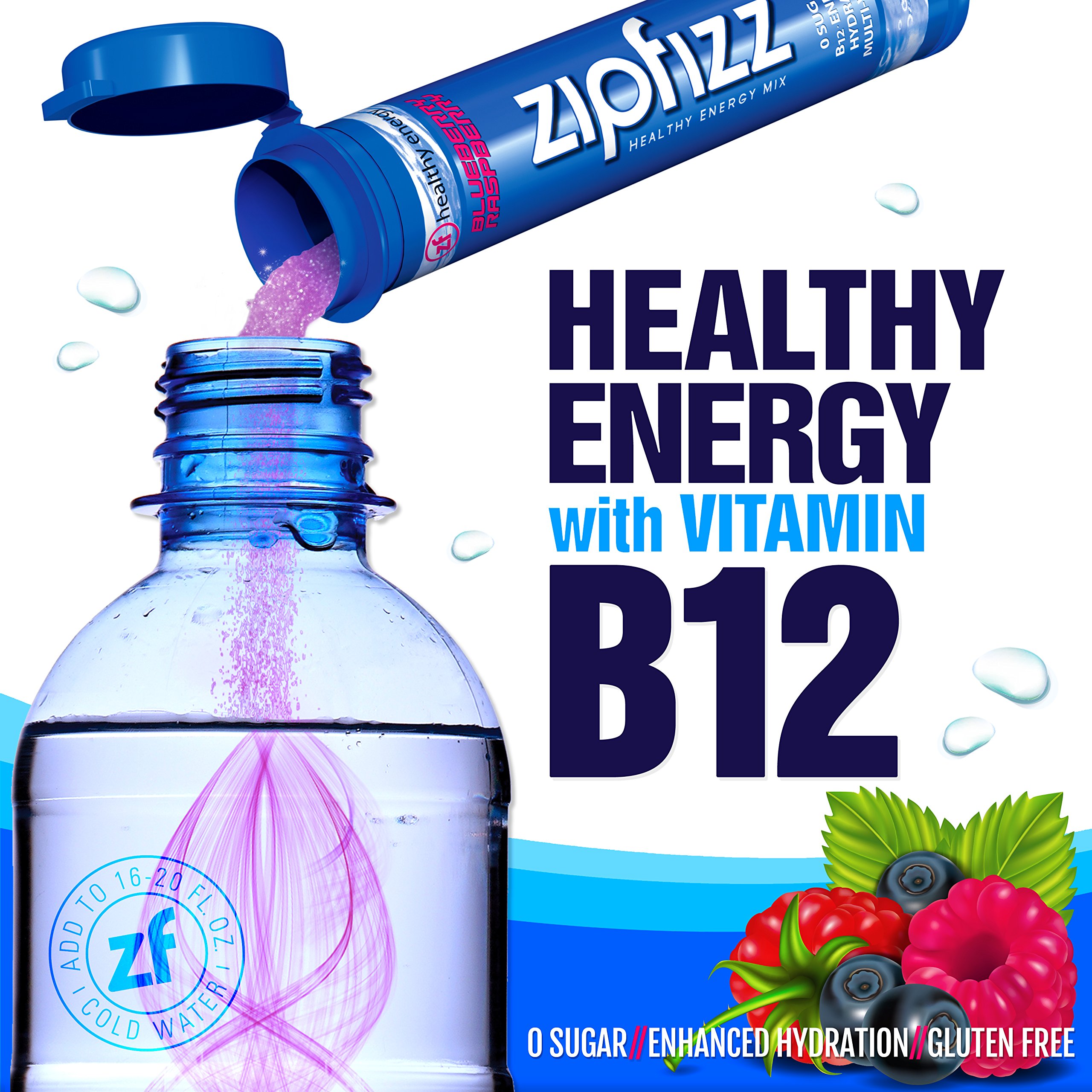 Buy Zipfizz Healthy Energy Drink Mix, Hydration with B12 & Multi