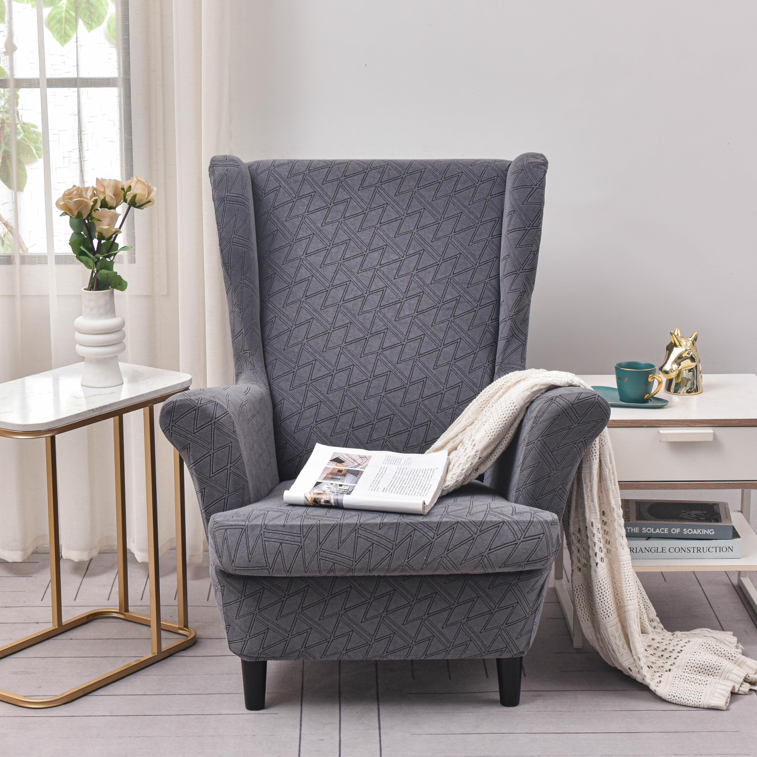 GKXLH Wingback Chair Covers - Image 3