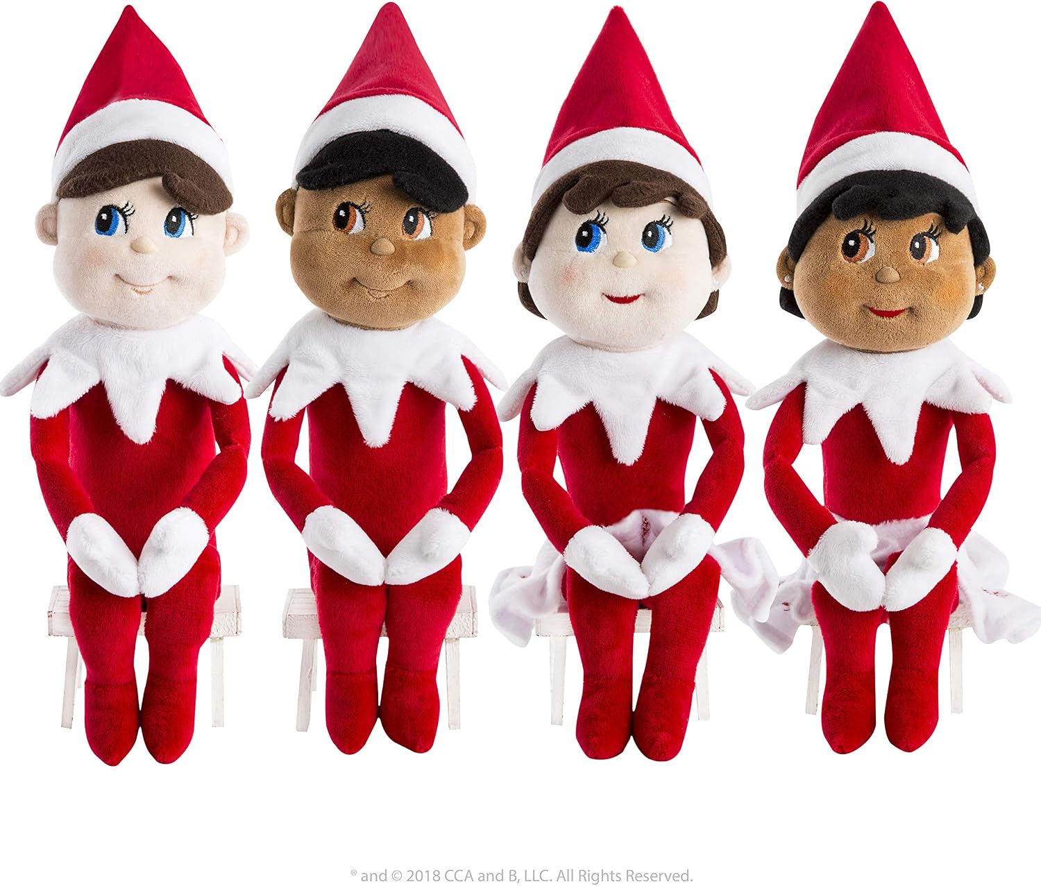 The Elf on the Shelf: Plushee Pals 19" Elf Dark Skin