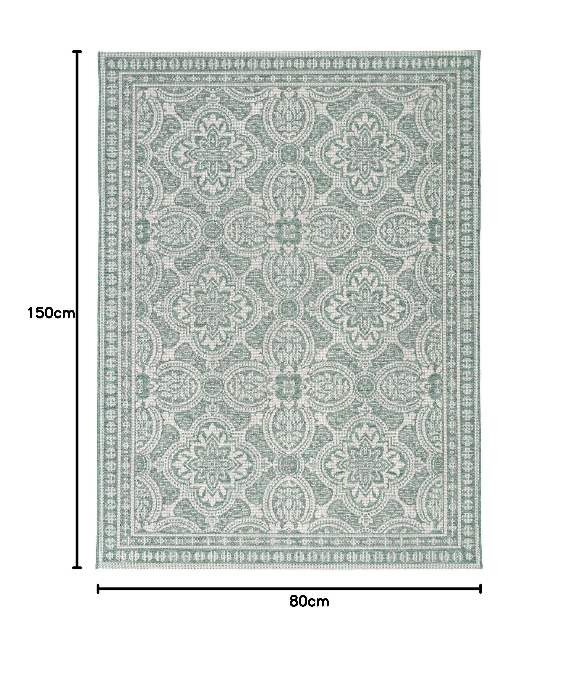 FRAAI | Home & Living Dywan - Summer Oriental Zielony - Polipropylen - Nowoczesny, Orientalny, Boho - Dywan