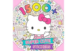 Hello Kitty 1500+ Sticker Book for Adults