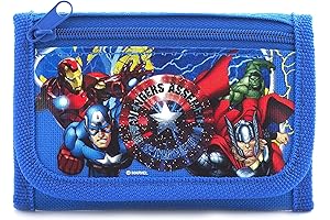 Marvel Avengers Trifold Wallet for Little Boys (4.75" x 3.0")