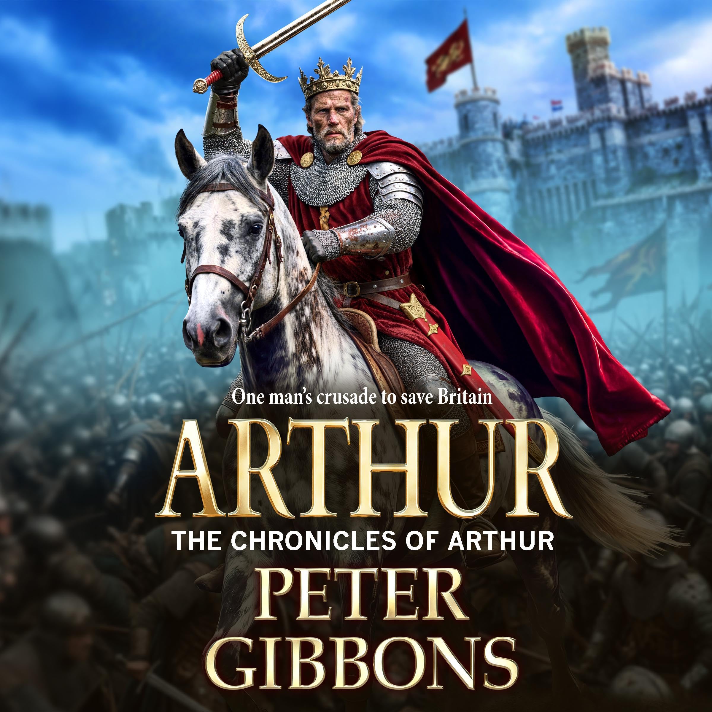 Cover art for Arthur: A BRAND NEW Dark Age adventure of war and betrayal from Peter Gibbons