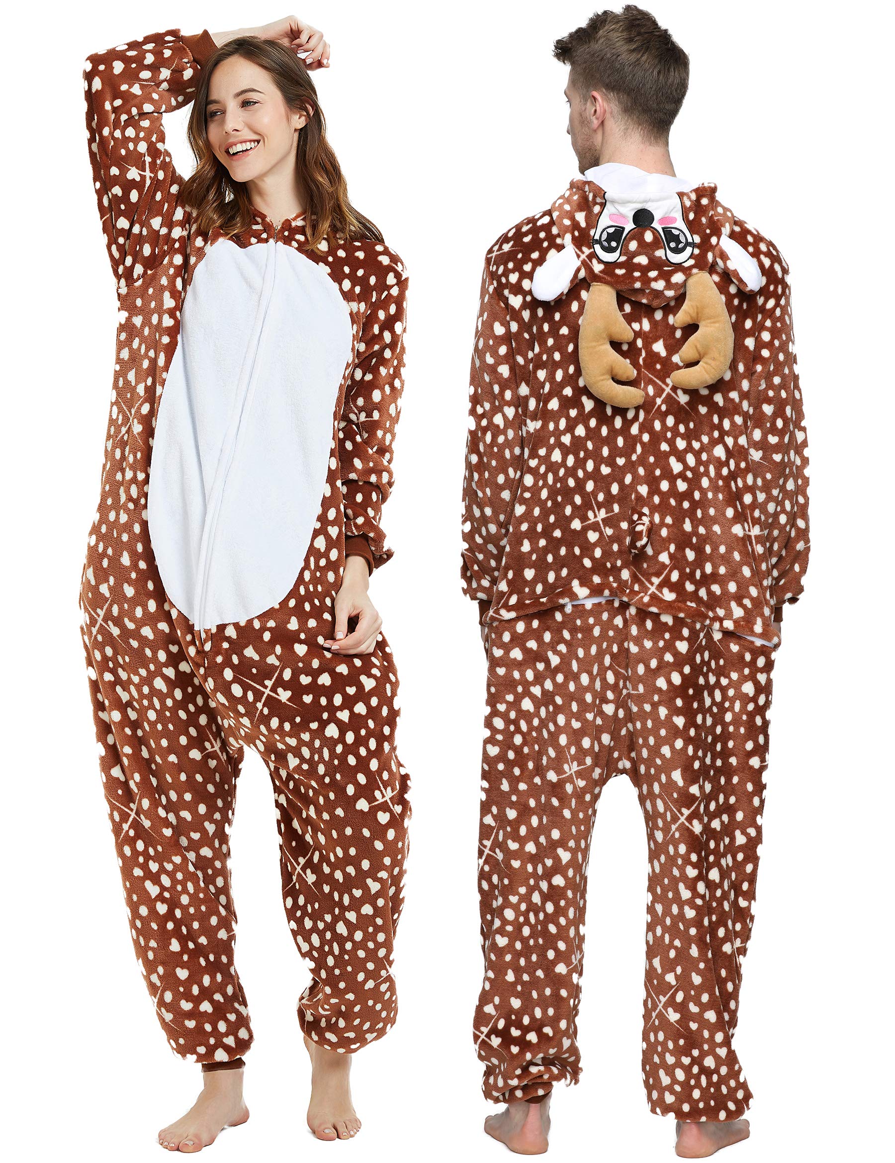 Pijama unisex de una sola pieza con diseño de animales, disfraz de fiesta de Halloween, para hombres y mujeres