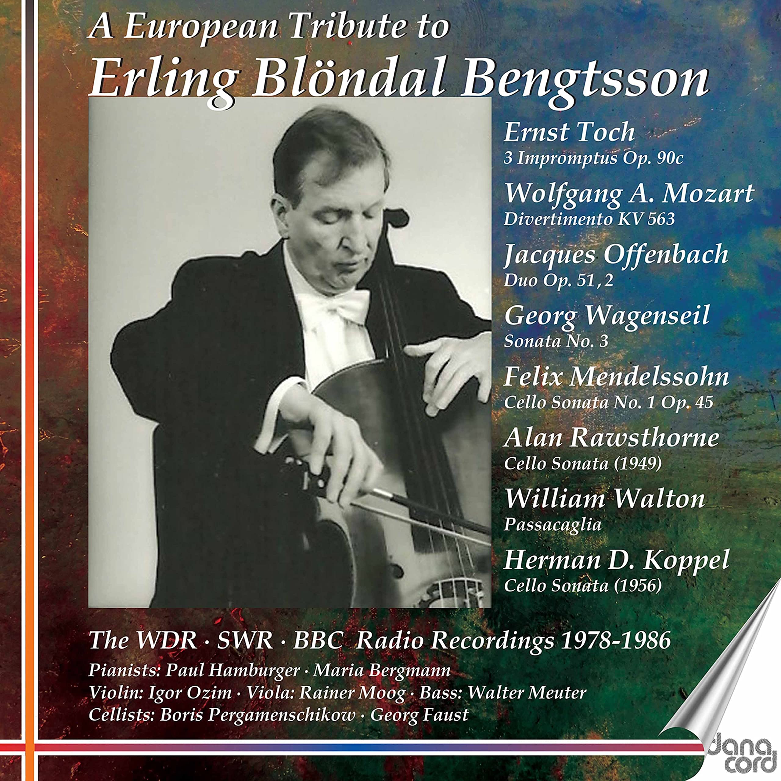 Erling Blondal Bengtsson, Paul Hamburger, Maria Bergmann - A European Tribute T