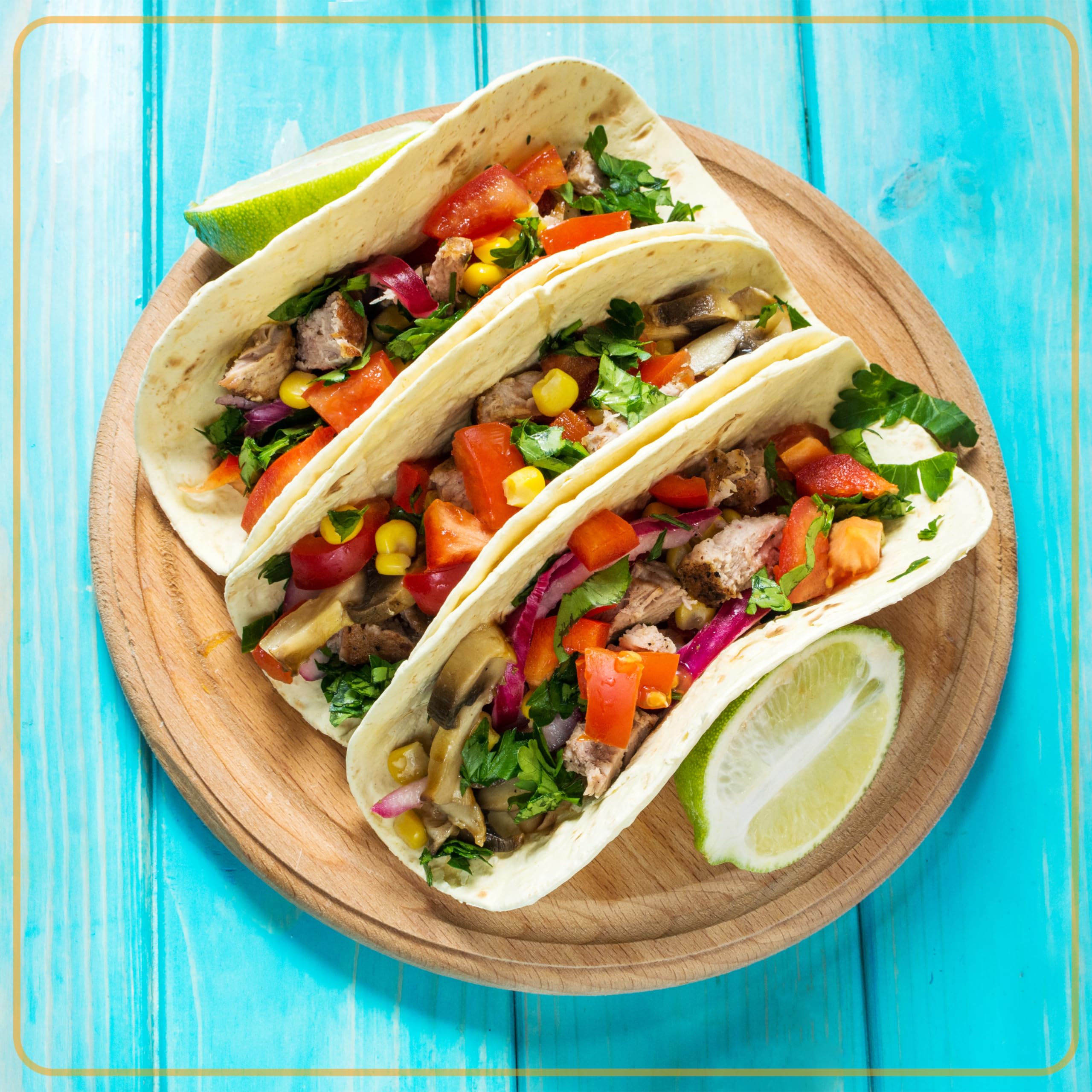 Taco Tuesday Complete Taco Serving Set with Tortilla Warmer, Salsa Bowls, Shell Holders, and Mortar and Pestle - 9-Piece Set - Red, Yellow, and Green