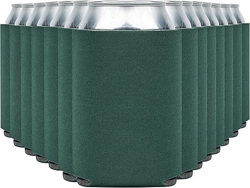 Fundas enfriadoras de latas de cerveza en blanco (paquete de 60) con aislamiento suave para latas de cerveza - Koolies en blanco aptas para