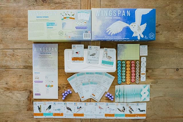 Foto 2 de 8 de Stonemaier Games, Wingspan: European Expansion, Board Game, Ages 14+, 1-5 Players, 40-70 Minute Playing Time