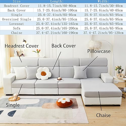 Miniatura 7 de Funda universal para sofá resistente al desgaste, fundas de almohada de 18 x 18 pulgadas, fundas de almohada cuadradas de repuesto, funda de cojín