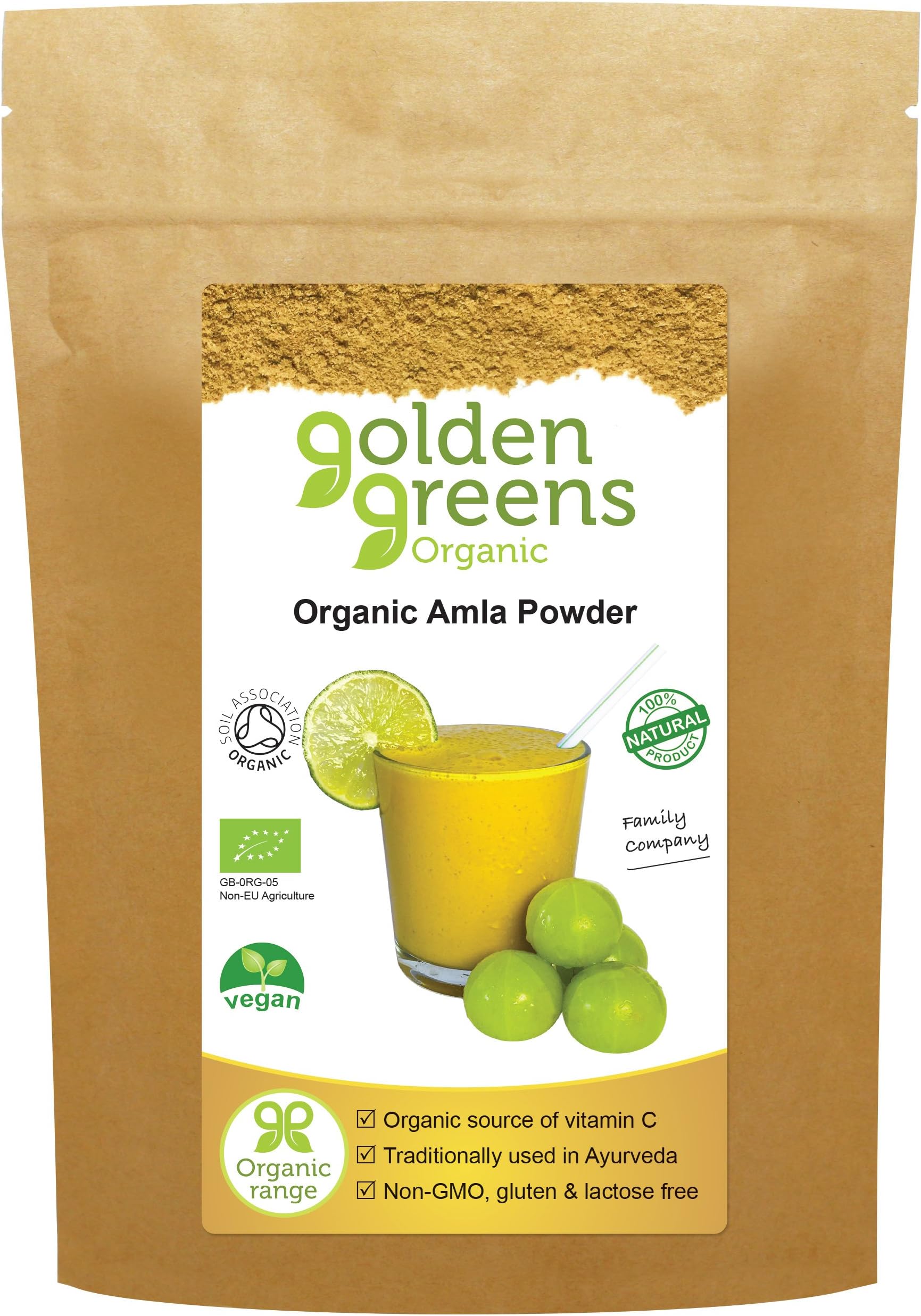 Greens Organic Organic Amla Fruit Powder 200g