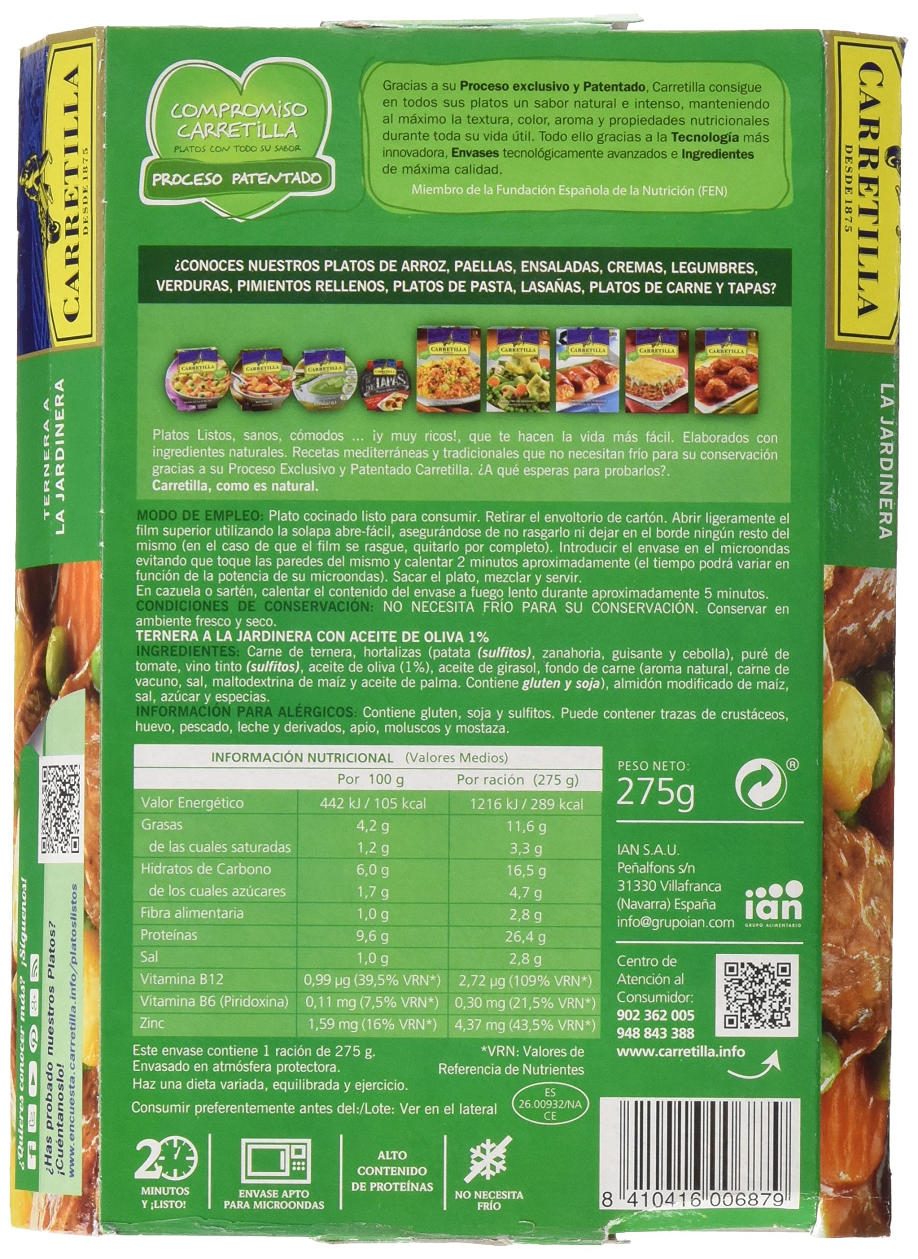Carretilla Ternera a la Jardinera 275 g