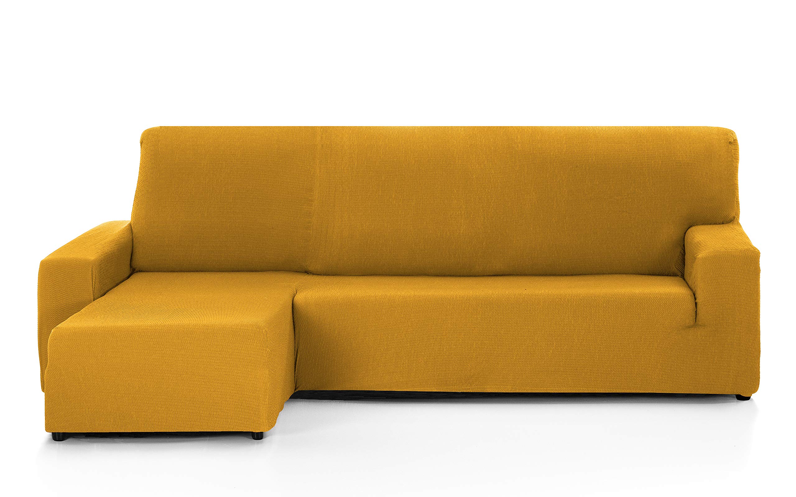 Martina Home - Túnez Chaise Lounge Cover Mustard Yellow Short Corner Left