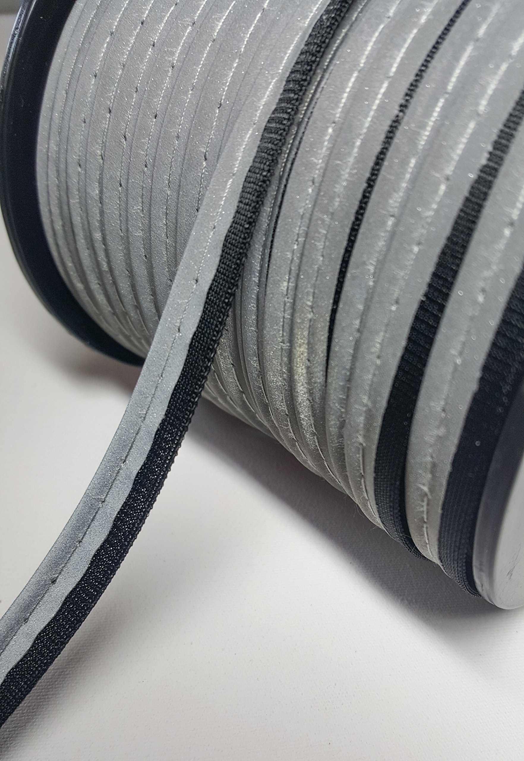 Reflektierendes Nähband – 5 M, 10 Mm Breit, Weiß, Für Kinderkleidung & Rucksäcke