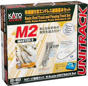 Kato KAT20-853 N M2 Basic Oval & Siding Model Track Set