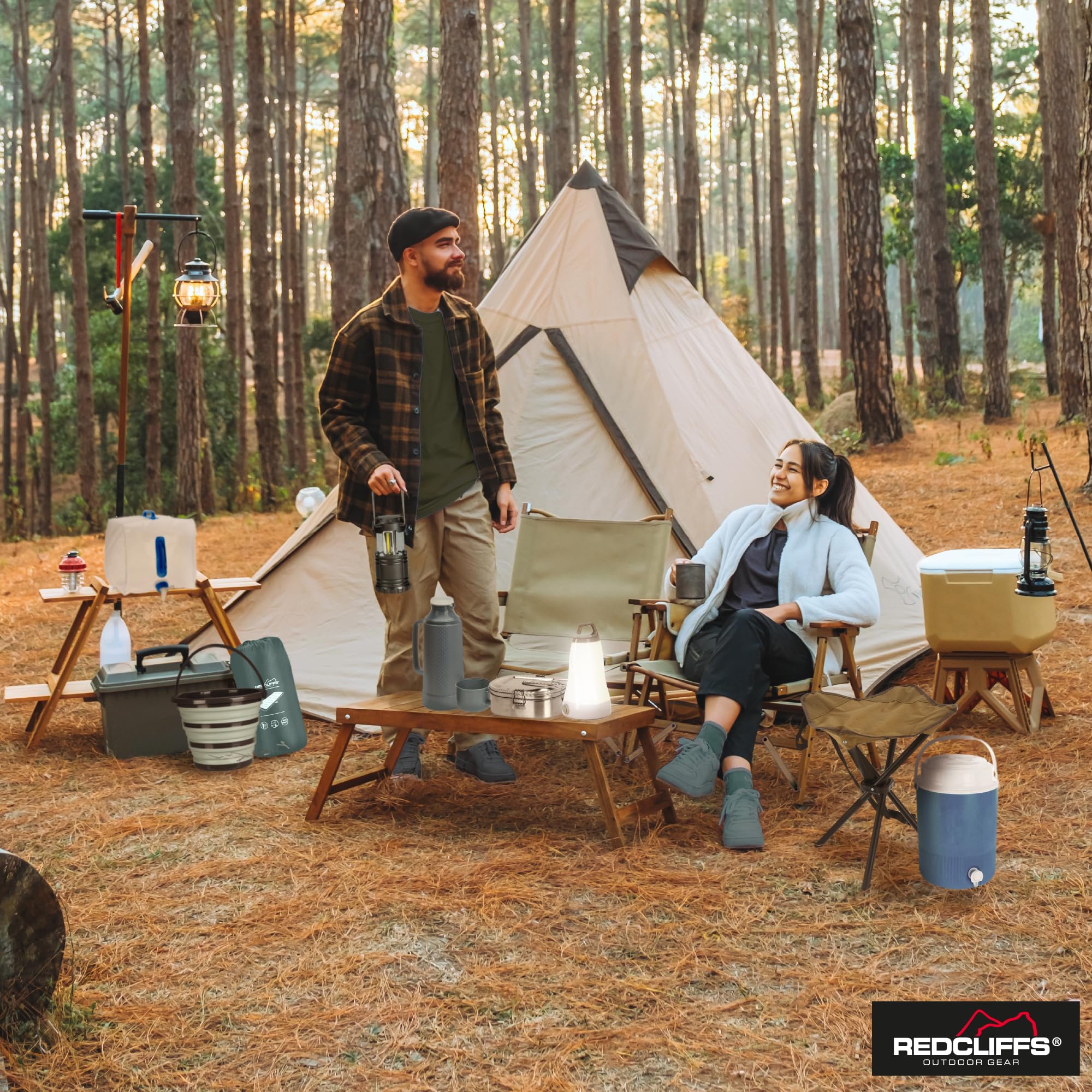Redcliffs Zusammenklappbare Campingspüle