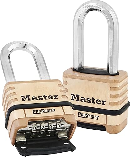 Miniatura 3 de Master Lock 4701175DLH ProSeries Cerraduras Combinación Reseteable , Carded, 38 pulgadas diámetro, 1516 pulgadas de longitud x 1516 pulgadas ancho,
