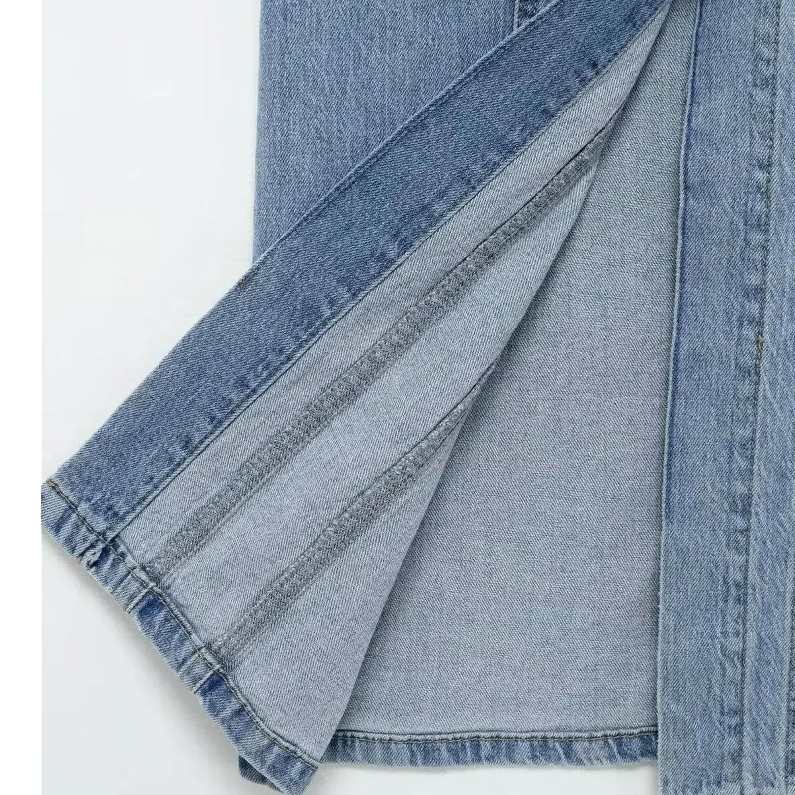 Abito Donna Invernale Denim da Donna in Denim Lungo Abbigliamento Abbottoni Senza Maniche Canotte Jean Maxi Abito con Tasche-Blu-m