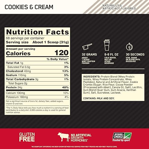 Vista 53 de Proteína caseína 100% de Optimum Nutrition, 1054574, 1, 1