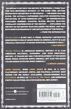 Blues People: Negro Music in White America