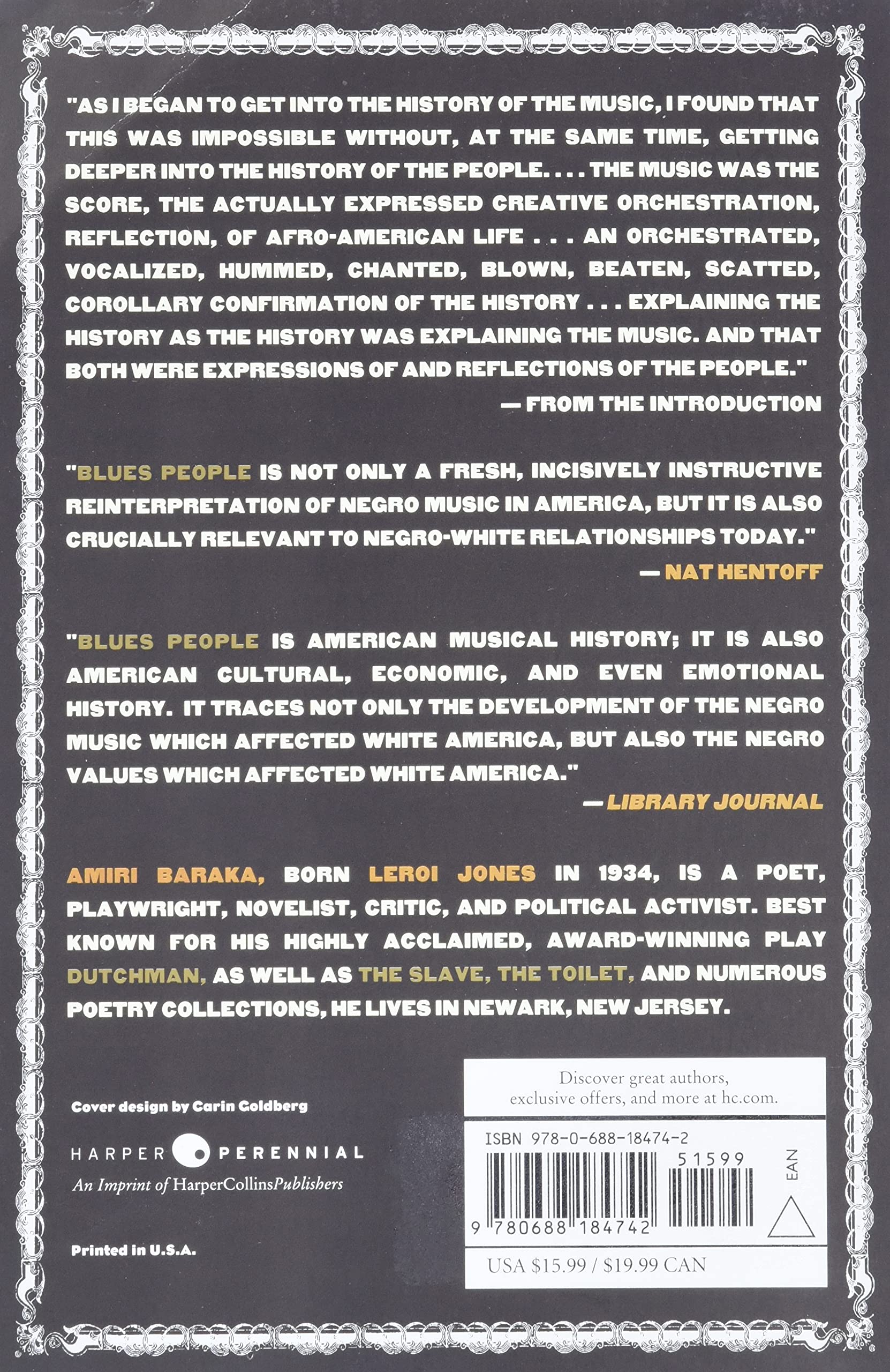 Blues People: Negro Music in White America