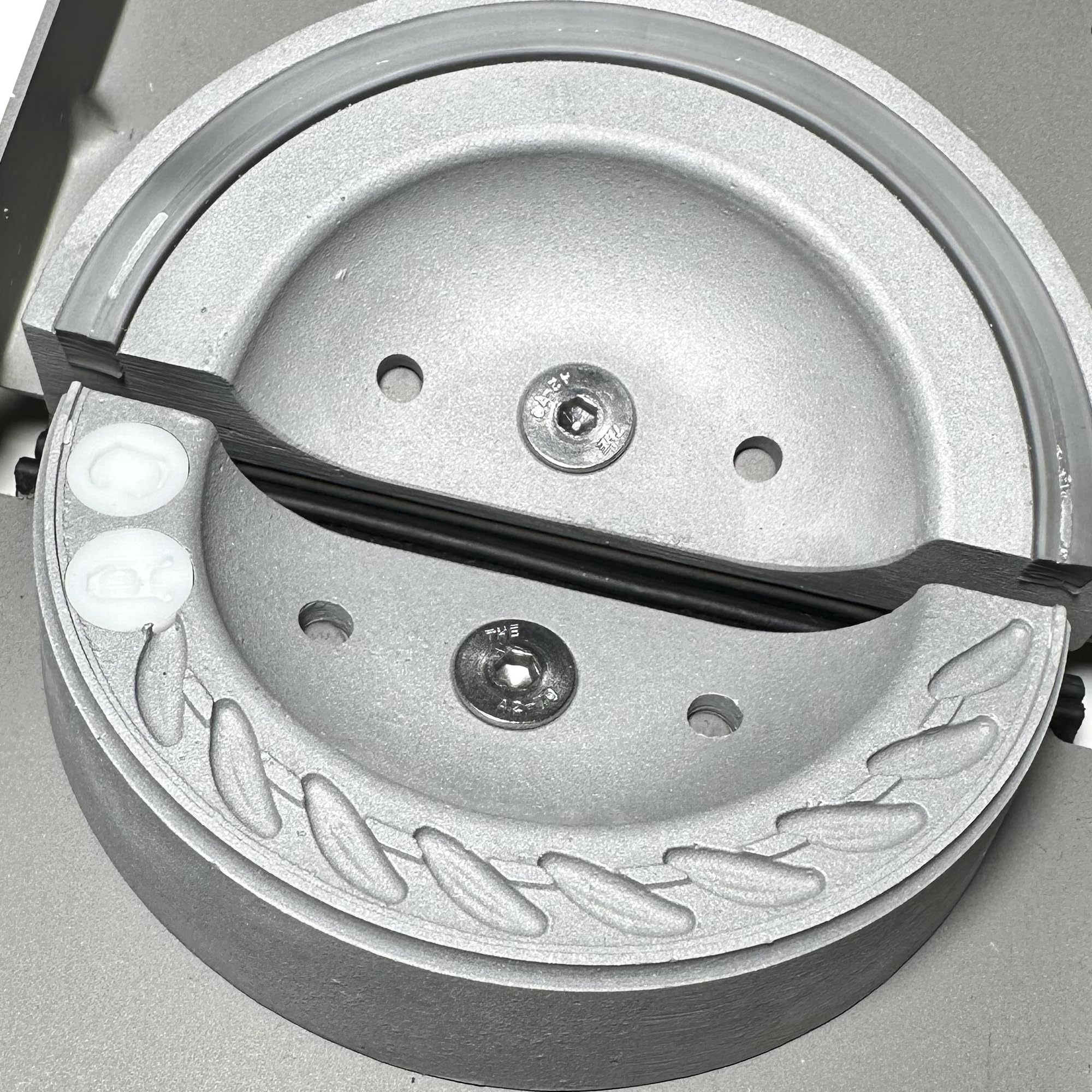 Empanada Maker, Commercial Grade, 120 Empanadas/Hour Capacity, Steel Body, Food-Grade Aluminum Mold, Interchangeable Letters (5" (13 Cm))