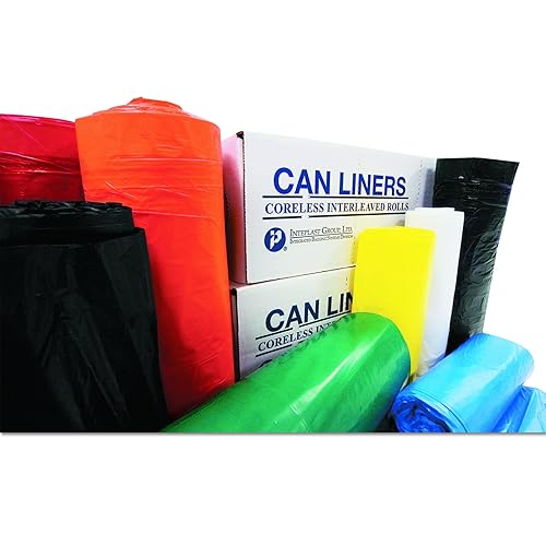 Miniatura 5 de Inteplast Group Valu-Plus HDPE. Star Seal. Revestimiento para bote de basura, Natural, 1000