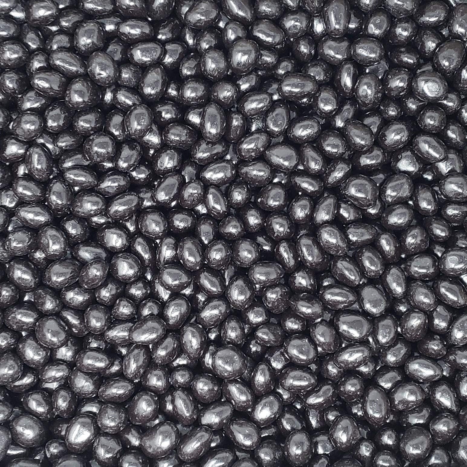 SweetGourmet Jumbo Black Licorice Jelly Beans Bulk